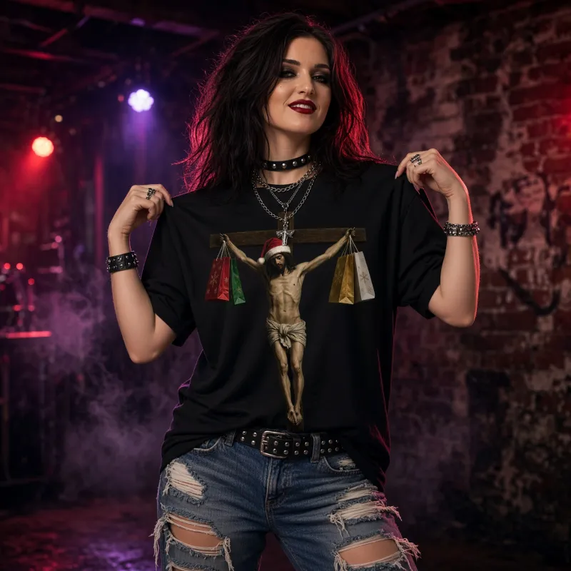 Unisex Oversized Christmas T-Shirt